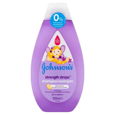 Johnson's, Strength Drops, szampon dla dzieci, 500 ml