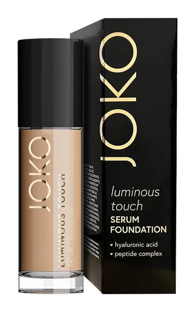 Joko, Luminous Touch Serum Foundation, podkład-serum rozświetlający, nr n104 warm honey