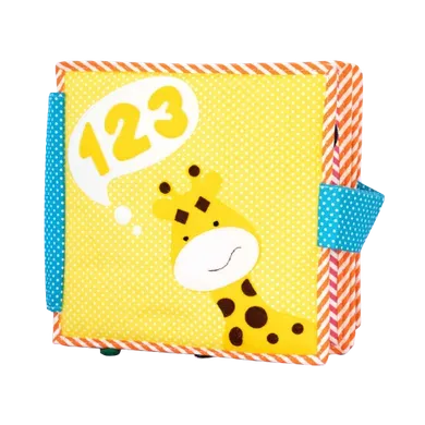 Jolly Designs. 1 2 3. Książeczka sensoryczno-manipulacyjna