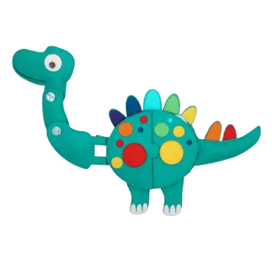 Jolly Designs. Dinozaur. Podróżna książeczka sensoryczno-manipulacyjna