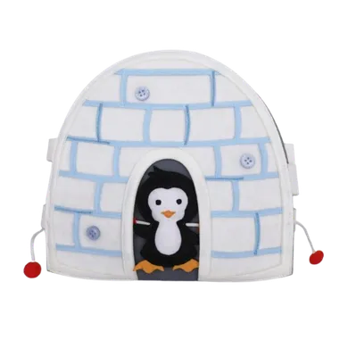 Jolly Designs. Iglo. Podróżna książeczka sensoryczno-manipulacyjna