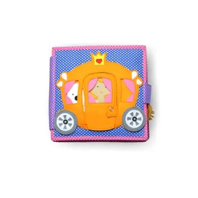 Jolly Designs. Księżniczka. Książeczka sensoryczno-manipulacyjna