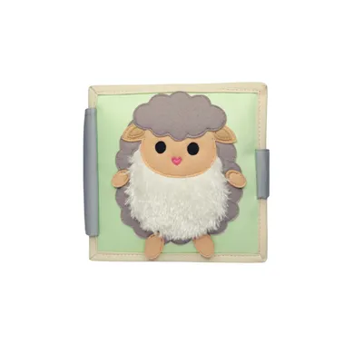 Jolly Designs. Owieczka. Książeczka sensoryczno-manipulacyjna