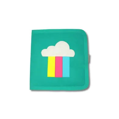 Jolly Designs. Pogoda. Książeczka sensoryczna