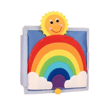 Jolly Designs. Słoneczko. Książeczka sensoryczno-manipulacyjna