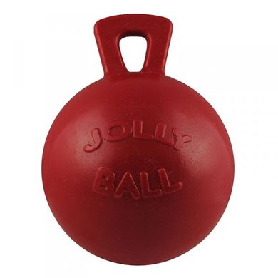 Jolly Pets, piłka z uchwytem czerwona, zabawka dla psa, 15 cm