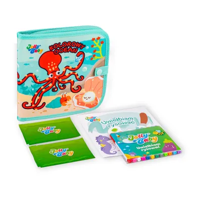 JollyBaby, książeczka do rysowania, Kolorowy Ocean