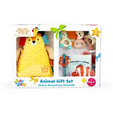 JollyBaby, Zwierzaki, zestaw prezentowy dla niemowlaka