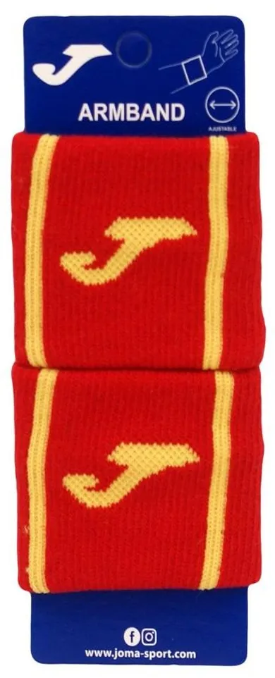 Joma, frotka, opaska na rękę, podwójna, czerwono-żółta, 400743000