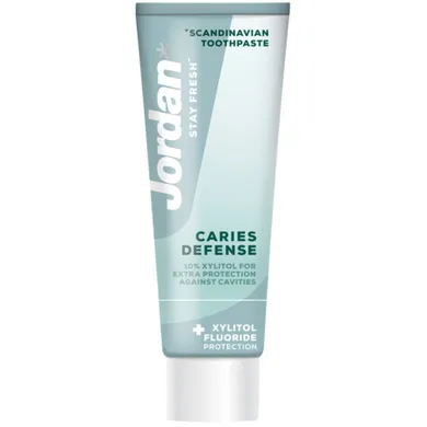 Jordan, Stay Fresh, odświeżająca pasta do zębów przeciw próchnicy, Cavity Defense, 75 ml