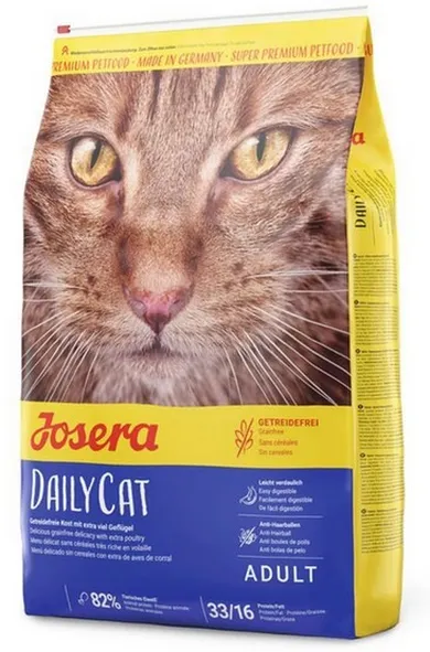 Josera, Daily, sucha karma dla kotów, bez zbóż, 2 kg
