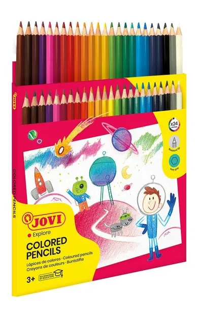 Jovi, kredki ołówkowe, 24 kolory