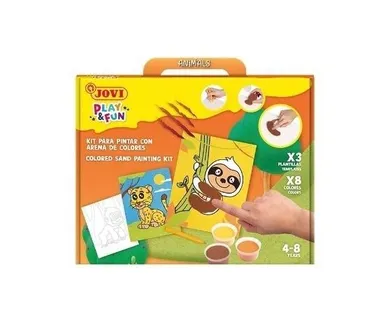 Jovi, Play&Fun, malowanie piaskiem, Zwierzęta
