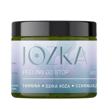 Jozka, peeling do stóp, tarnina dzika róża czarnuszka, 90 ml