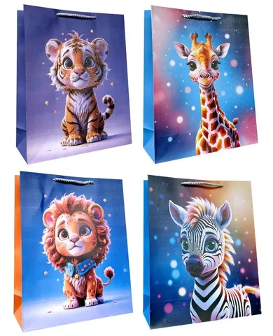 Ju-piter, torebka ozdobna prezentowa, 18-23-10 cm, 1 szt.