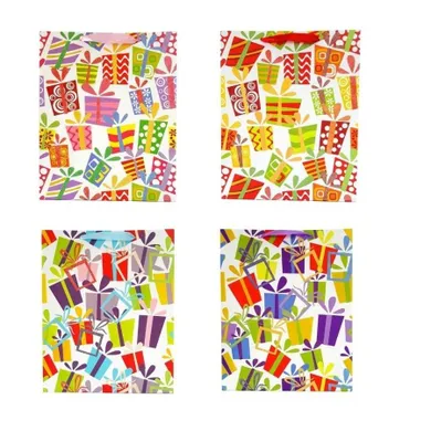 Ju-piter, torebka prezentowa, rozmiar L, brokat, 1 szt.