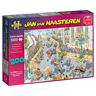 Jumbo, Jan Van Haasteren, Wyścig na byle czym, puzzle, 1000 elementów