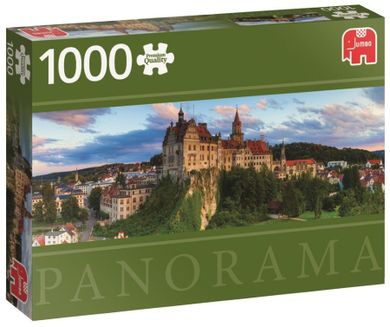 Jumbo, Premium Collection, Zamek Sigmaringen, Niemcy - panorama, puzzle, 1000 elementów