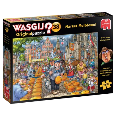 Jumbo, Wasgij Original, Na rynku, puzzle, 1000 elementów