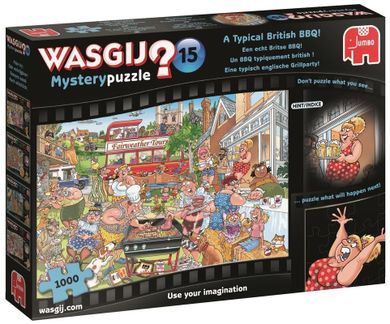Jumbo, Wasgij Original, Typowy brytyjski grill, puzzle, 1000 elementów