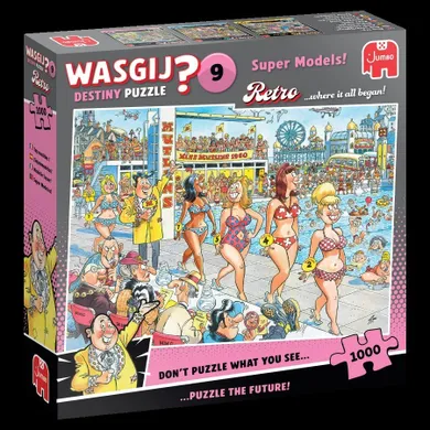 Jumbo, Wasgij, Retro, Modelki, puzzle, 1000 elementów