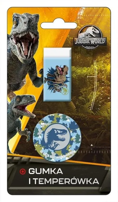 Jurassic Park, gumka i temperówka