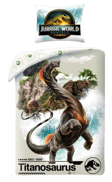 Jurassic World, 2-częściowy komplet pościeli, 140-200 cm