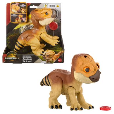 Jurassic World, Aquilops Pierwotny obrońca, figurka interaktywna dinozaur