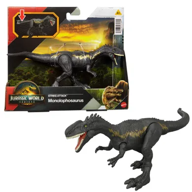 Jurassic World, Atakujący dinozaur, Monolophosaurus, figurka