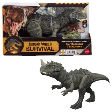 Jurassic World, Ceratozaur, ryczący dinozaur, figurka