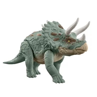 Jurassic World, Gigantyczny tropiciel, Triceratops, figurka dinozaura