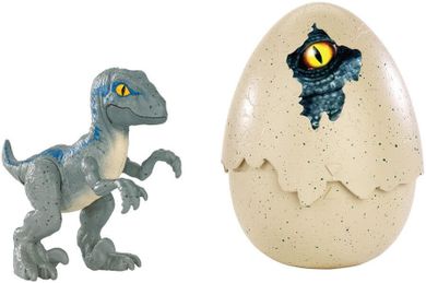 Jurassic World, Jajkozaur - wykluwający się dinozaur, Blue, figurka