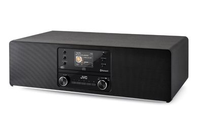 JVC, All In One, mini wieża, radio internetowe, czarne, RD-E984B