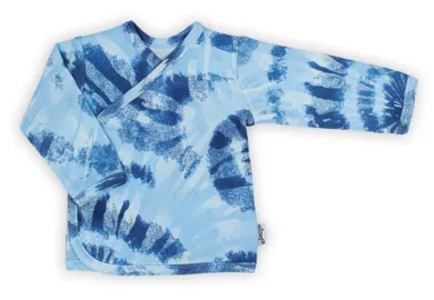 Kaftanik chłopięcy, niebieski, Nicol