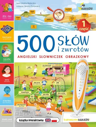 Kakadu. 500 słów i zwrotów. Angielski słowniczek obrazkowy