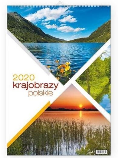 Kalendarz 2020, ścienny, Krajobrazy polskie