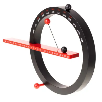 Kalendarz (wieczny) magnetyczny, czarny