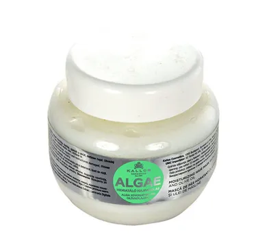 Kallos, Algae, nawilżająca maska z ekstraktem algi i olejem oliwkowym do włosów suchych, 275 ml