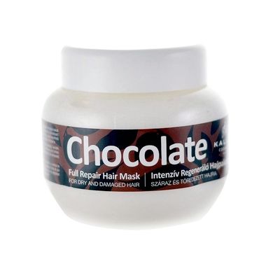 Kallos, Chocolate, intensywna regenerująca maska czekoladowa do włosów suchych i łamiących się, 275 ml