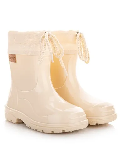 Kalosze dziecięce, beżowe, Lemigo