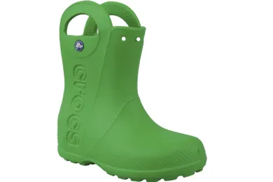 Kalosze dziecięce, zielone, Crocs Handle It Rain Boot Kids