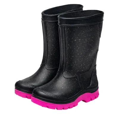 Kalosze dziewczęce, czarne, Realpaks