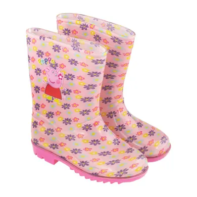Kalosze dziewczęce, różowe, Świnka Peppa, Leomil
