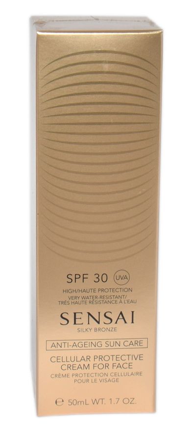 Kanebo, Sensai Silky Bronze Cellular Protective Cream For Face SPF 30, krem ochronny do opalania twarzy, 50 ml