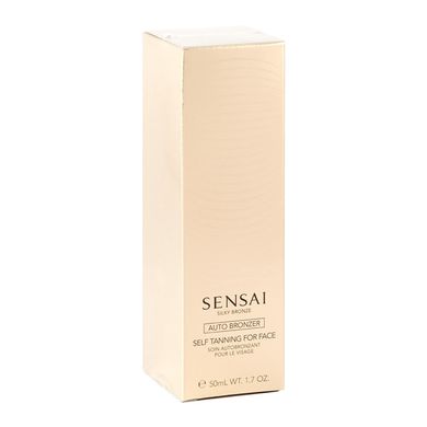 Kanebo, Sensai Silky, Bronze self tanning face, samoopalający krem-żel do twarzy, 50 ml