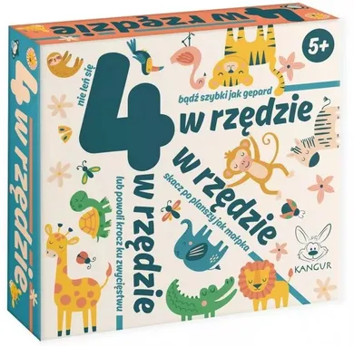 Kangur, 4 w rzędzie, gra familijna