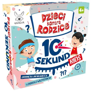 Kangur, Dzieci kontra Rodzice, 10 sekund kids, gra pamięciowa