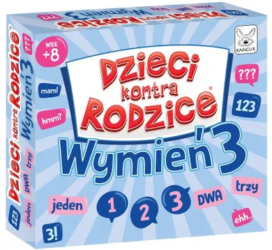 Kangur, Dzieci kontra Rodzice, Wymień 3, gra towarzyska