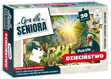 Kangur, Gra dla Seniora, Dzieciństwo, puzzle, 30 elementów