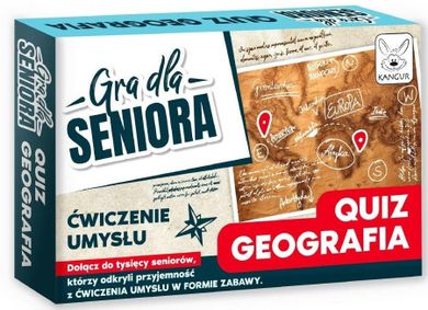 Kangur, Gra dla Seniora, Quiz Geografia, gra edukacyjna